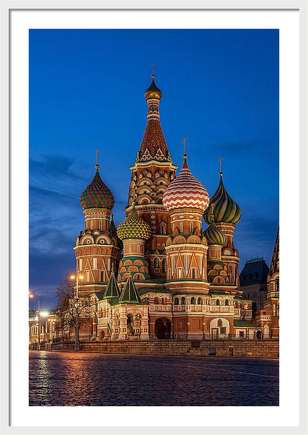 St Basils Cathedral At Dusk