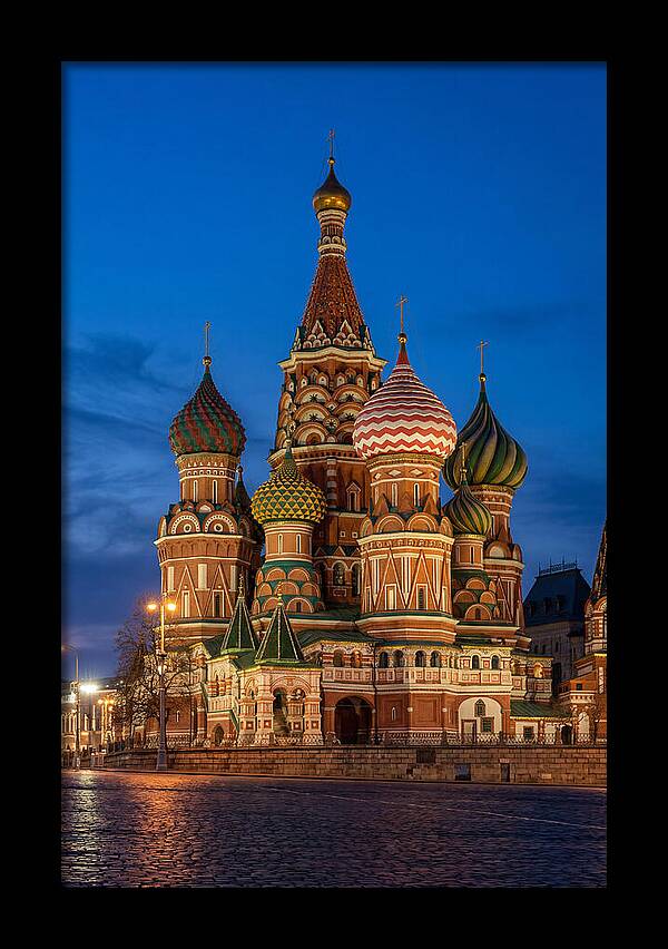 St Basils Cathedral At Dusk