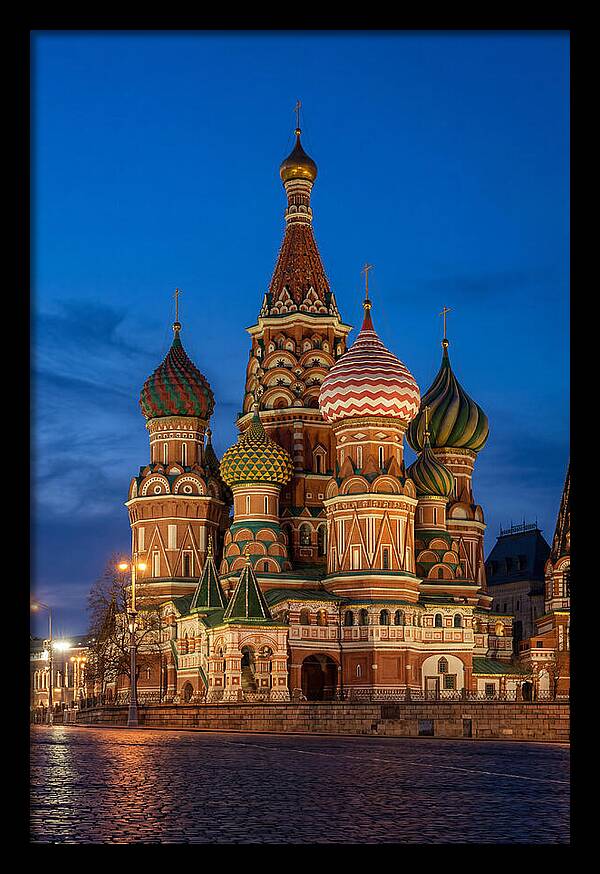 St Basils Cathedral At Dusk