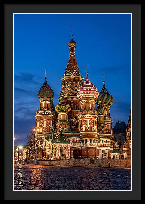 St Basils Cathedral At Dusk