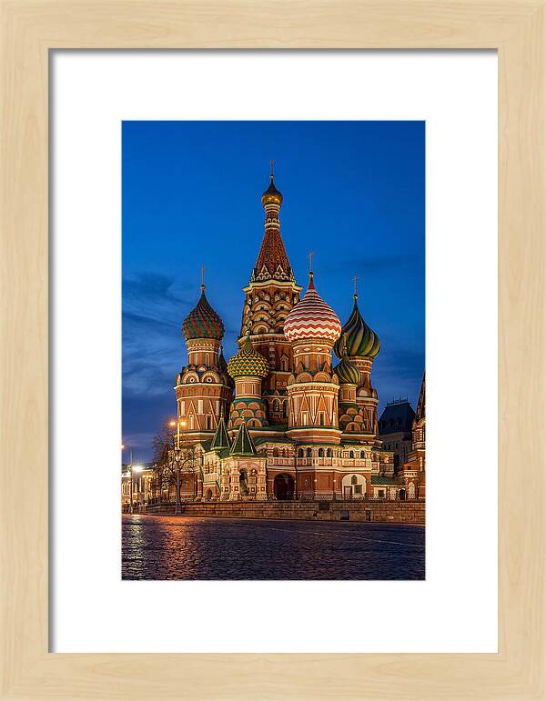 St Basils Cathedral At Dusk
