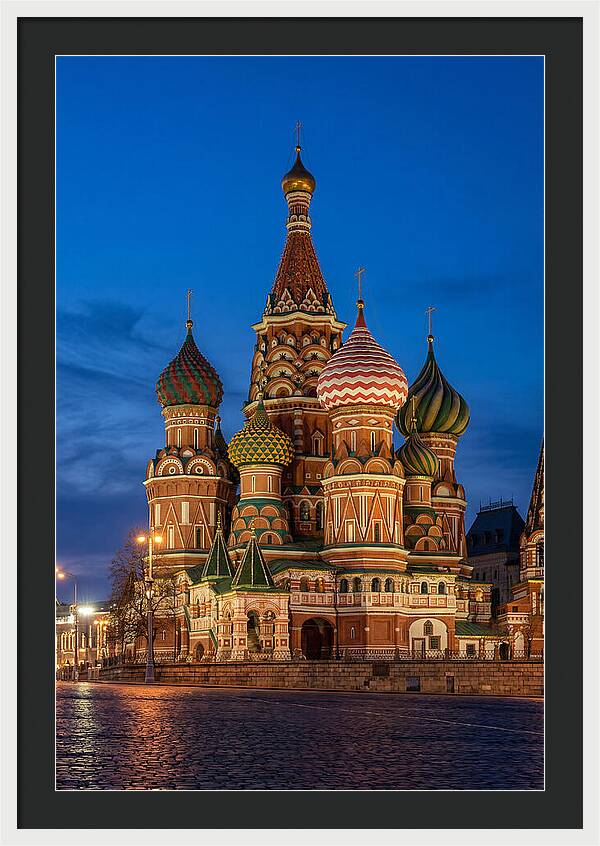 St Basils Cathedral At Dusk
