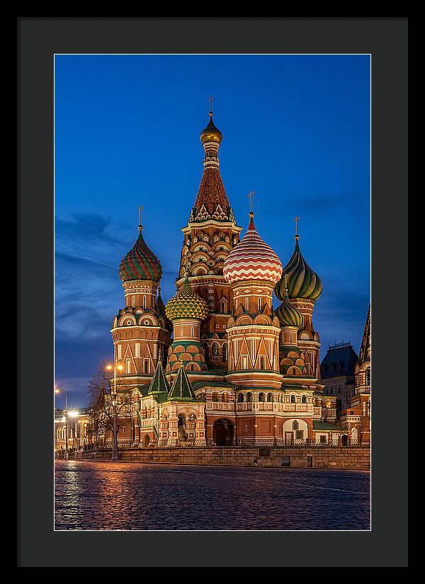 St Basils Cathedral At Dusk