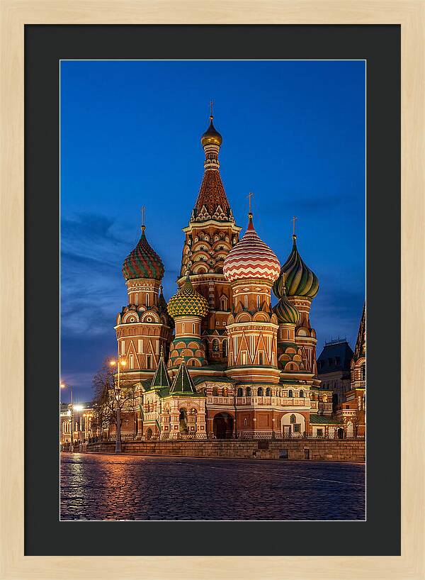 St Basils Cathedral At Dusk