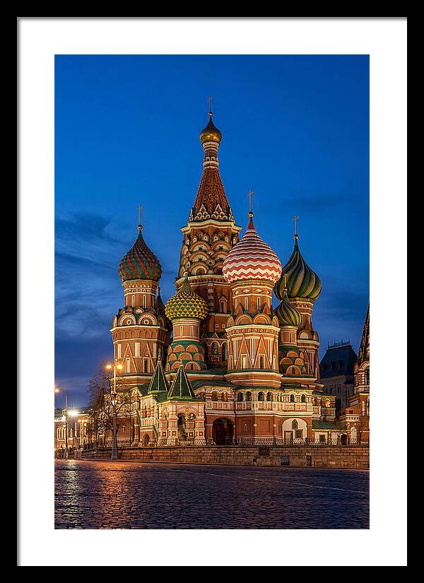 St Basils Cathedral At Dusk