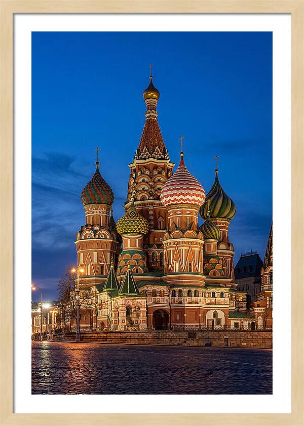 St Basils Cathedral At Dusk