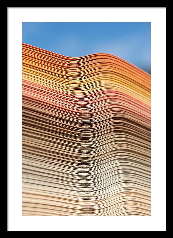 Stacked Paper Edge Abstract