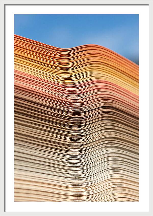 Stacked Paper Edge Abstract