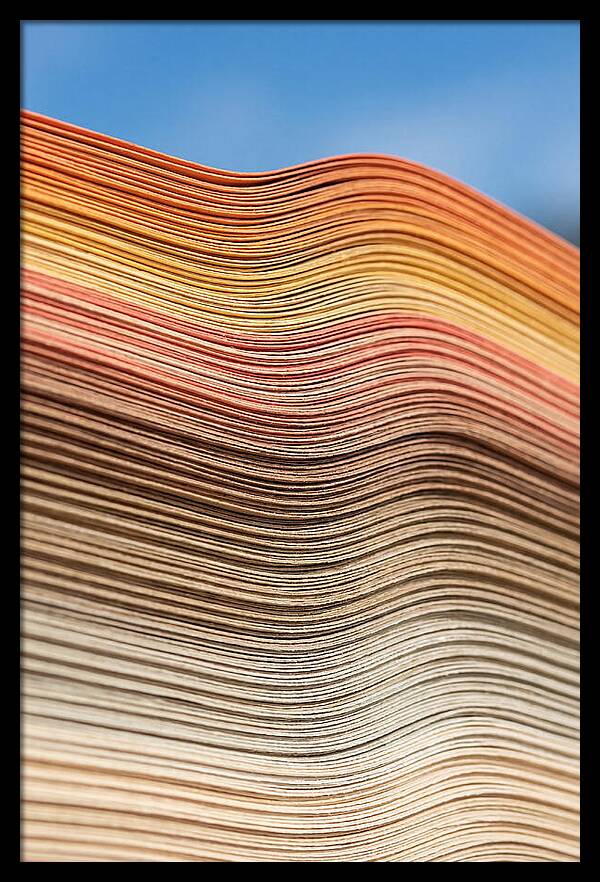 Stacked Paper Edge Abstract