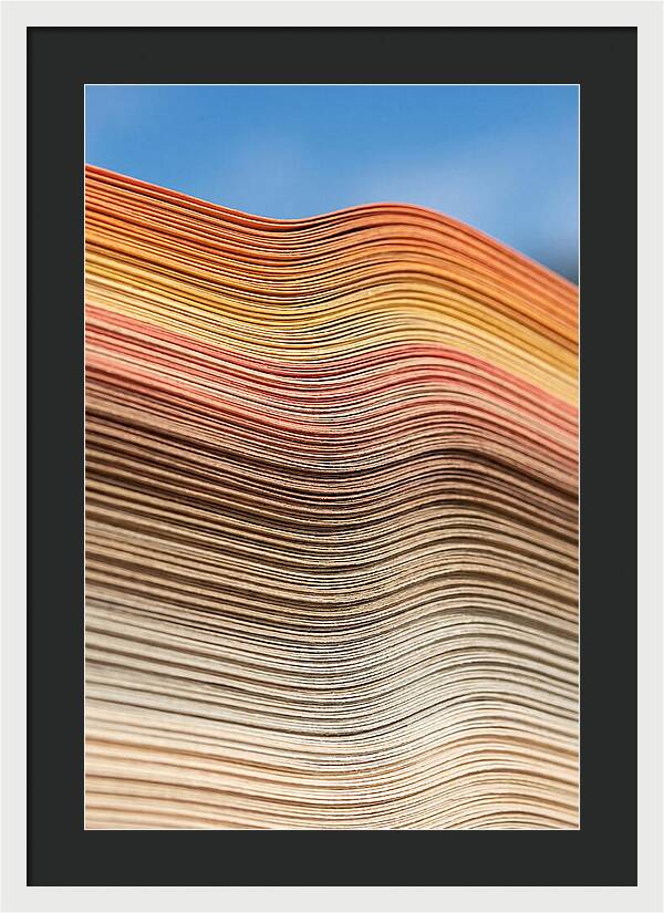 Stacked Paper Edge Abstract