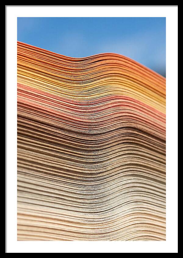 Stacked Paper Edge Abstract