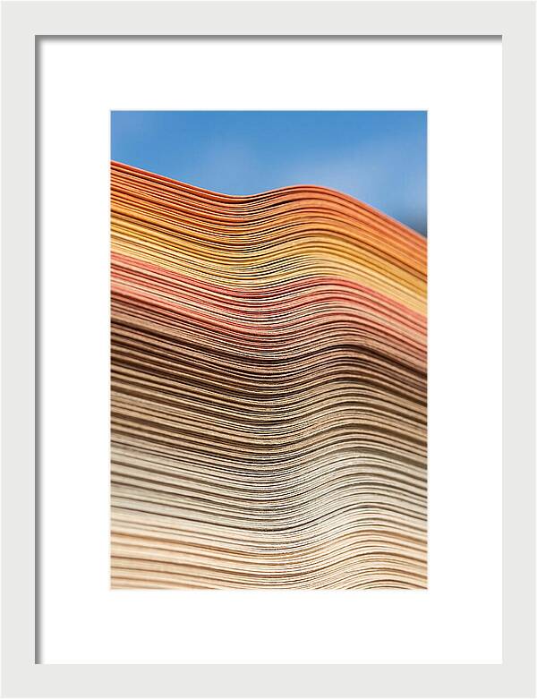 Stacked Paper Edge Abstract