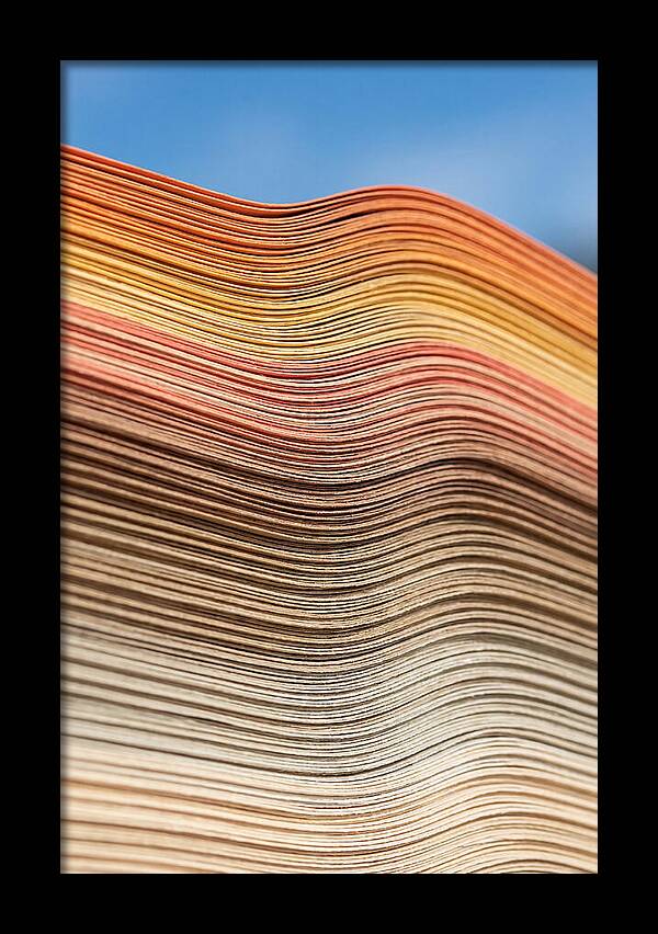 Stacked Paper Edge Abstract