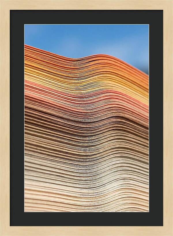 Stacked Paper Edge Abstract