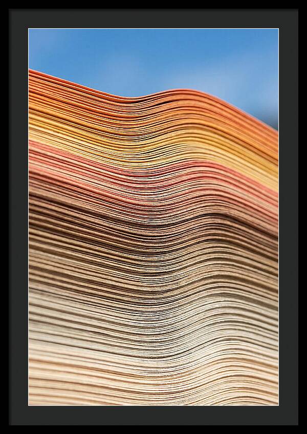 Stacked Paper Edge Abstract