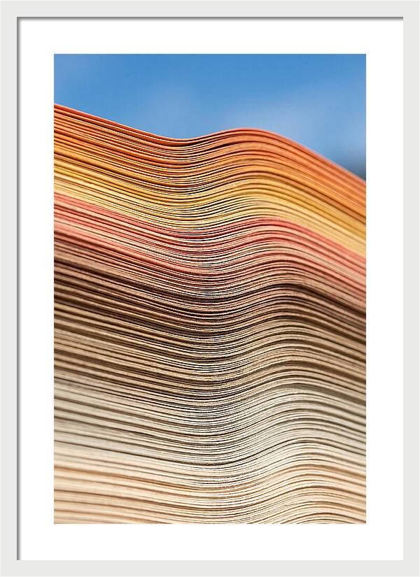 Stacked Paper Edge Abstract