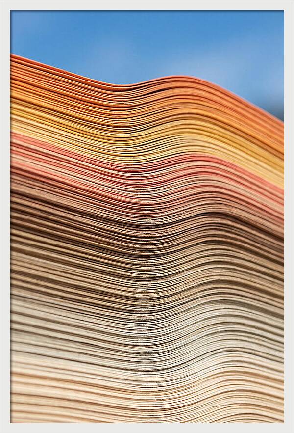 Stacked Paper Edge Abstract