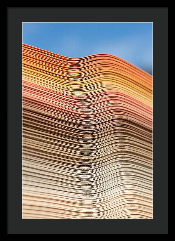 Stacked Paper Edge Abstract