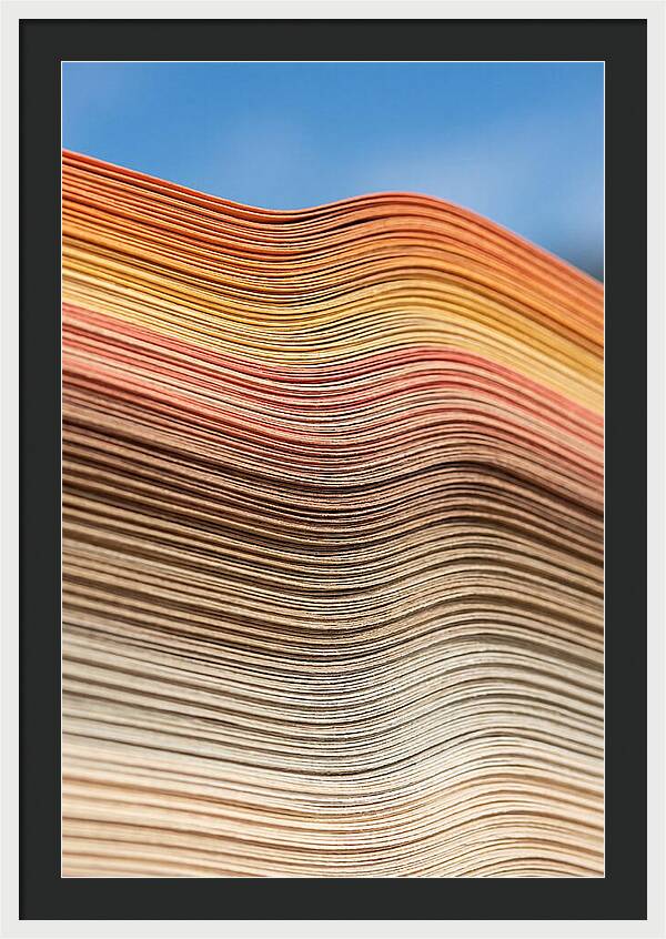 Stacked Paper Edge Abstract