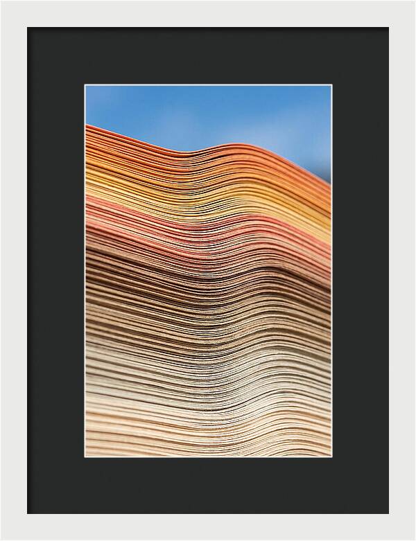 Stacked Paper Edge Abstract