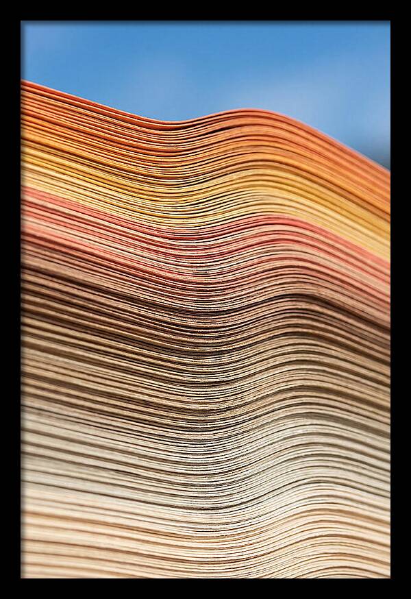 Stacked Paper Edge Abstract