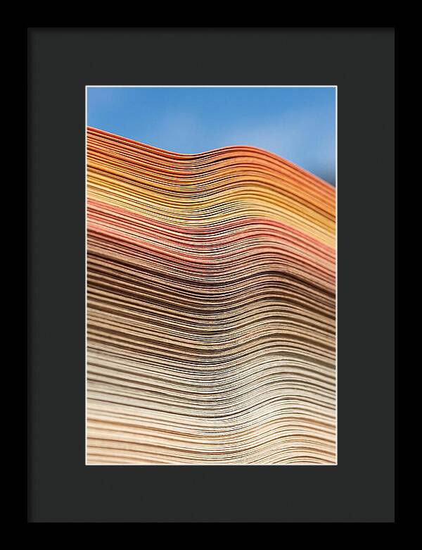 Stacked Paper Edge Abstract