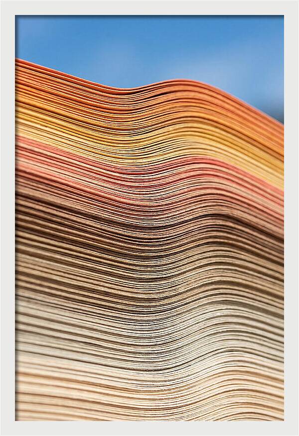 Stacked Paper Edge Abstract