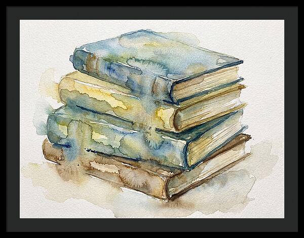 Stacked Vintage Books