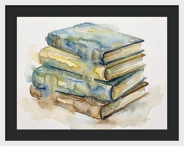 Stacked Vintage Books