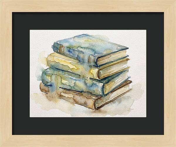 Stacked Vintage Books