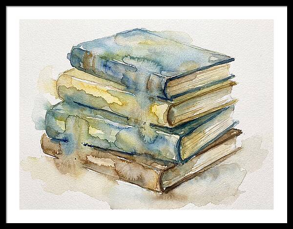 Stacked Vintage Books