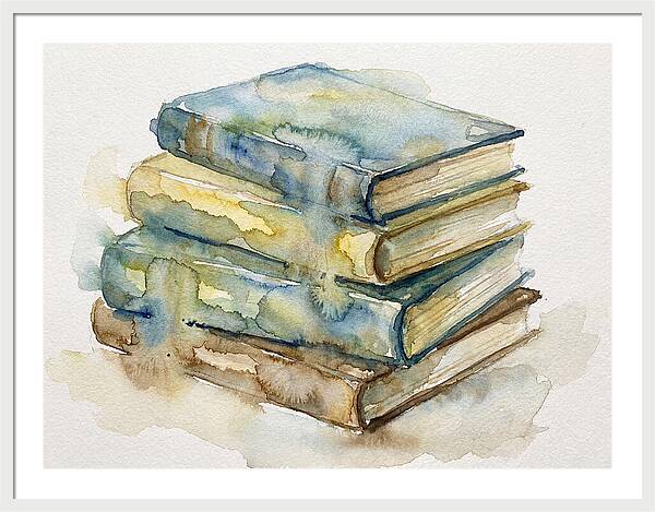 Stacked Vintage Books