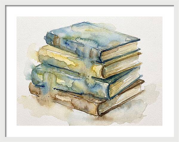 Stacked Vintage Books
