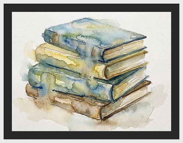 Stacked Vintage Books