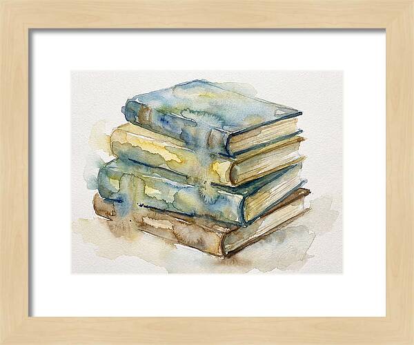 Stacked Vintage Books