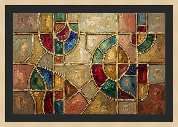 Stained Glass Mosaic Harmony