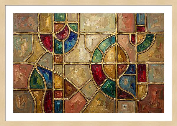 Stained Glass Mosaic Harmony