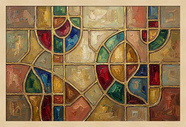 Stained Glass Mosaic Harmony