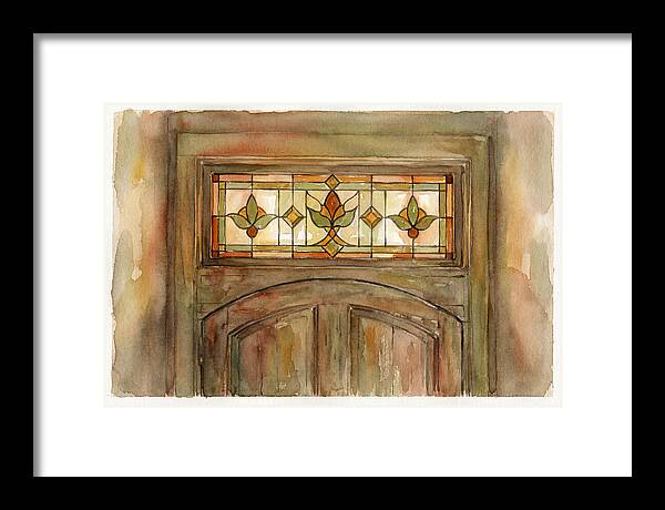 Stained Glass Transom Window