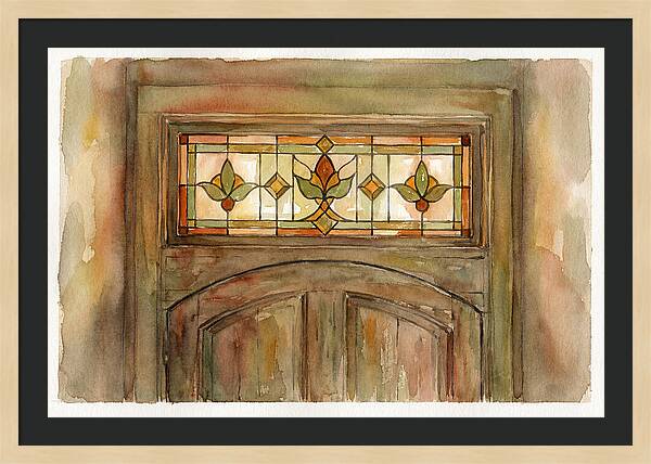 Stained Glass Transom Window