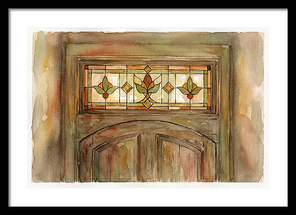 Stained Glass Transom Window