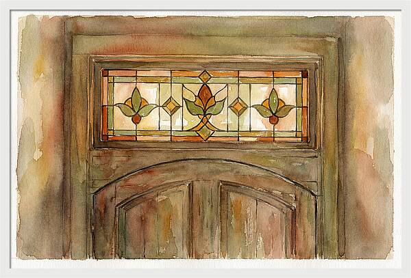 Stained Glass Transom Window