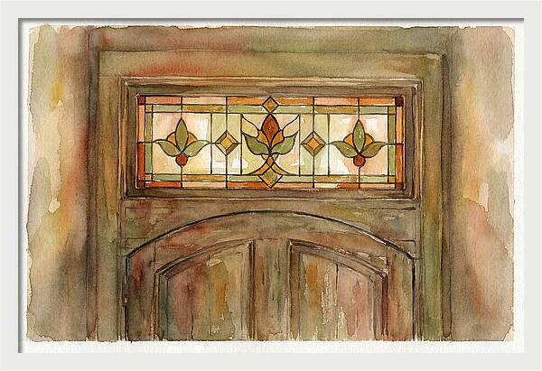 Stained Glass Transom Window