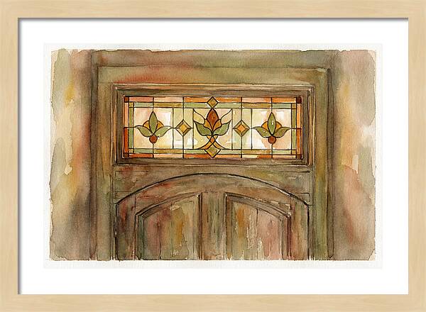 Stained Glass Transom Window