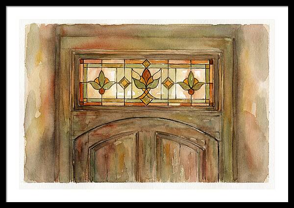 Stained Glass Transom Window