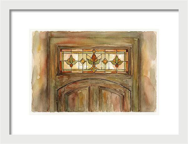 Stained Glass Transom Window