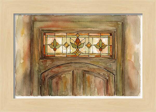 Stained Glass Transom Window