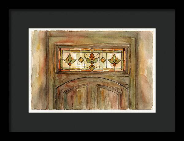 Stained Glass Transom Window