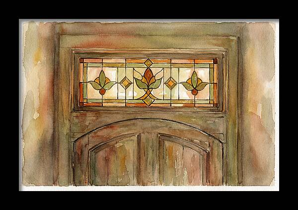 Stained Glass Transom Window