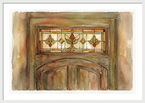 Stained Glass Transom Window